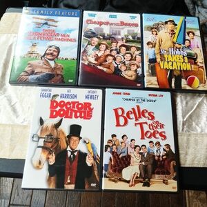 DVD Lot 5 50s 60s Family Film Classics Dr. Dolittle Belles On Their Toes & More